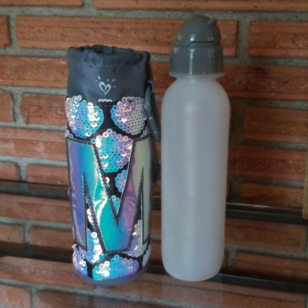 Justice Flip Sequin Sleeved Water Bottle "M"